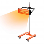 VEVOR 1500W infraraudonųjų spindulių dažų džiovintuvas su laikmačiu, reguliuojamas stovas, 0.32㎡ plotas, automatinis &scaron;ildymas remontui