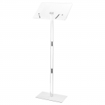 VEVOR 1100 mm akrilinis tribūnos stovas su reguliuojamu kampu, ne&scaron;iojamas pultas konferencijoms, vestuvėms, klasėms