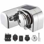VEVOR 12V 600W horizontalus inkarinis gervė laivams 7&ndash;9m, max trauka 260kg, tinka 6.35mm grandinei & 14.3/15.9mm virvei, nerūdijantis plienas