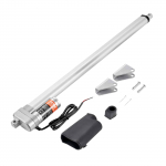 VEVOR 12V linijinis pavaras, 500mm eiga, IP65 atsparus vandeniui, 3000N jėga, 5mm/s greitis su laikikliu lauko naudojimui