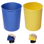 VEVOR 2 vnt. 18,9L silikono kibirų įdėklai betono, dažų ir epoksido mai&scaron;ymui &ndash; daugkartiniai, tvirti su matavimo žymėmis