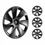 VEVOR 48 cm ABS+PC ratlankių gaubtai Tesla Model Y 2021&ndash;2023 R19, lengvai tvirtinami, atsparūs orui, su vožtuvo anga ir apsaugine juosta