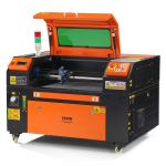 VEVOR 50W CO2 lazerinis graviruotojas, 300x500mm, 500mm/s, su oro pagalba, suderinamas su LightBurn, medžiui, akrilui, audiniui
