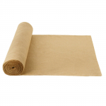 VEVOR Natūralios Džiuto Audinio Ritinys 1016mm x 22.86m, 270g, 50x50 Tankis Dekorui, Sodininkystei ir Medžių Apsaugai