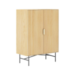 Spintelė BASSEL 80x40xH110cm, 3D melaminas