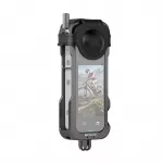 Metalinis apsauginis rėmelis su objektyvo dangteliu Puluz, skirtas Insta360 X4