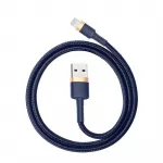 Baseus Cafule Lightning laidas 1.5A 2m (Auksinė+Tamsiai mėlyna)