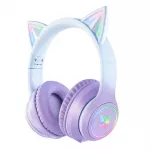 ONIKUMA B90 žaidimų ausinės (mėlynos/violetinės)