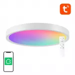 I&scaron;manusis lubinis &scaron;viestuvas 30cm WiFi/Bluetooth 16M RGBCW Gosund LB12 1920lm Tuya + nuotolinio valdymo pultas