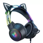 ONIKUMA X15 PRO žaidimų ausinės Cat (juodos)