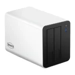 Terramaster F2-425 Plus NAS serveris su Intel N5095, 4 GB RAM, 2 vietų