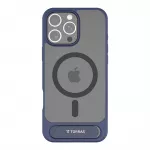 Torras Pstand serijos dėklas iPhone 16 Pro (mėlynas)