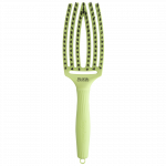 Olivia Garden Finger Brush Medium Dolce Vita Pistachio plaukų &scaron;epetys