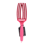 Olivia Garden Finger Brush Medium Hot pink plaukų &scaron;epetys