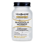 VemoHerb Rhodiola Rosea (Rausvosios rodiolės ekstraktas) 90 kaps.