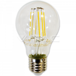 LED lemputė 6W su filamentu E27 A60 2700K V-TAC