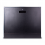 2U 19" Настенный распределительный шкаф CCTV, СИГНАЛИЗАЦИЯ, IT/ 600x500x255mm / Черный/ Собранный