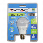 LED lemputė 10W E27 A60 &scaron;ilta &scaron;viesa V-TAC