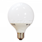 LED lemputė 10W G95 E27 termoplastikas 2700K V-TAC