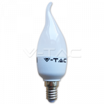 LED lemputė 6W E14 žvakė 4500K V-TAC