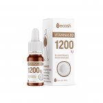 ECOSH vitaminas D3 su kokosų aliejumi 1200IU, 10ml