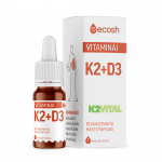 ECOSH vitaminai K2 (K2VITAL&reg; 45&mu;g) + D3 (2000IU, 50&mu;g), 10ml