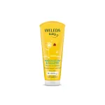WELEDA CALENDULA BABY &scaron;ampūnas ir kūno prausiklis, 200 ml