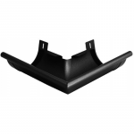 I&scaron;orinis kampas 90&deg; Flamingo BUDMAT 125/90 RAL 9005 - Juoda