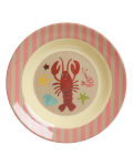 Rice - Melamine Kids Bowl - Coral Ocean - 250 ml
