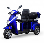 Elektrinis triratis motoroleris / mopedas MS04, 1kW 20AH Ličio jonų EEC Mėlyna