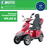 Elektrinis keturratis skuteris HS650 MDR, 650W 20AH⚡️ eMOTO