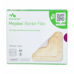 MEPILEX Border Flex Lipnus mink&scaron;to silikono putplasčio tvarstis 10x10cm N5