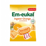 DR.SOLDAN Em-Eukal Ginger-Orange su C vit. karamelės be cukraus 75 g