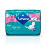 LIBRESSE Maxi Night Super Thick higieniniai paketai N9