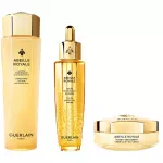 Rinkinys Guerlain: Abeille Royale, medaus, senėjimą stabdantis, dieninis, kremas, veidui, 50 ml + Abeille Royale jaunystės vandeningasis aliejus, atkuriamasis, kasdienis, serumas, veidui, 50 ml + Abeille Royale, stiprinamasis, losjonas, veidui, 150 ml