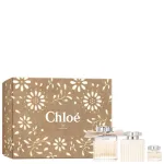 Rinkinys &bdquo;Chloe&ldquo;: &bdquo;Chloe&ldquo; kvapusis vanduo moterims, 75 ml + &bdquo;Chloe&ldquo; kvapusis vanduo moterims, 5 ml *Miniatiūrinis + &bdquo;Chloe&ldquo; kūno losjonas visam kūnui, 100 ml