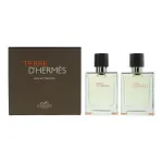 Rinkinys Duo, Hermes, Terre d'Hermes, Tualetinis vanduo, Vyrams, 2 vnt, 50 ml