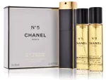 Rinkinys &bdquo;Chanel&ldquo;: &bdquo;Chanel N&deg;5&ldquo;, kvapusis vanduo, moterims, papildymas, 20 ml + dviejų vnt. rinkinys, &bdquo;Chanel N&deg;5&ldquo;, kvapusis vanduo, moterims, papildymas, 2 vnt., 20 ml