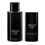 Rinkinys Giorgio Armani: Code, tualetinis vanduo, vyrams, 125 ml + Code, antiperspirantas, dezodorantas-stiklas, vyrams, 75 g