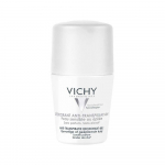 VICHY Roll-on dezodorantas - antiperspirantas reguliuoti pernelyg didelį prakaitavimą 48h jautri oda 50 ml