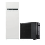 Panasonic Aquarea K kartos 7kW &scaron;ilumos siurblys oras-vanduo su integruota 185L kar&scaron;to vandens talpa WH-ADC0309K3E5 + WH-UDZ07KE5