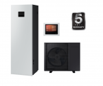 SAMSUNG oras&ndash;vanduo 16.0/13.5 kW SPLIT &scaron;ilumos siurblys su 200 l talpa, WIFI, trifazis