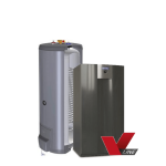 Alpha Inno-Tec 2,5-13,6kW &scaron;ilumos siurblys gruntas-vanduo + 272L kar&scaron;to vandens talpa SWCV 122H3 + VPM 300-30