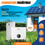 Komplektas Hinen 10kW inverteris + 15,5kWh kaupiklis