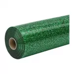 MOQ 5 HTVRONT Glitter Heat Transfer Film, 30.5 cm x 90 cm (green)