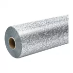 MOQ 5 HTVRONT Glitter Heat Transfer Film, 30.5 cm x 90 cm (silver)