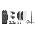 Godox Litemons LA300R K2 RGB LED Video Light Kit, 2 Lights, Black