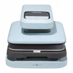 HTVRONT Auto 2 Digit Heat Transfer Press (light blue)