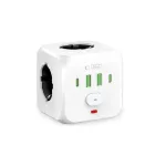 Tech-Protect power adapter PCL3X4 2xUSB/2xUSB-C, white