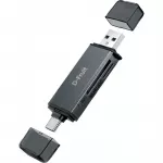 D-Fruit DF188 USB-C/USB-A atminties kortelių skaitytuvas